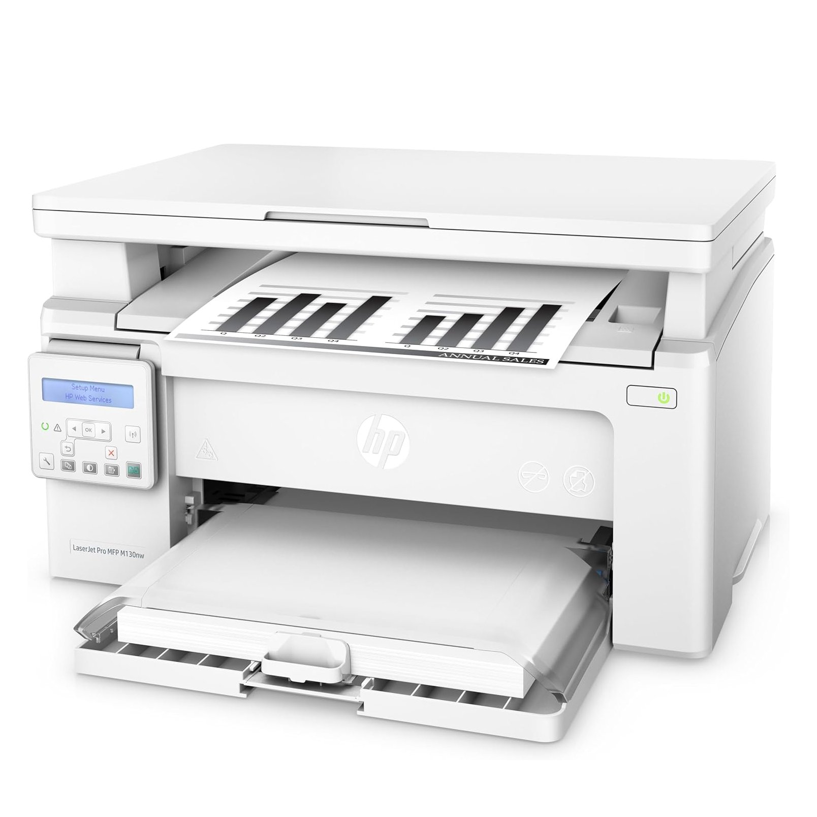 71rH71HC5bL._AC_SL1500_ HP LaserJet Pro M130nw Imprimante Multifonction Laser Noir/Blanc (22 ppm, 600 x 1200, USB, Wifi, Ethernet) – Image 1