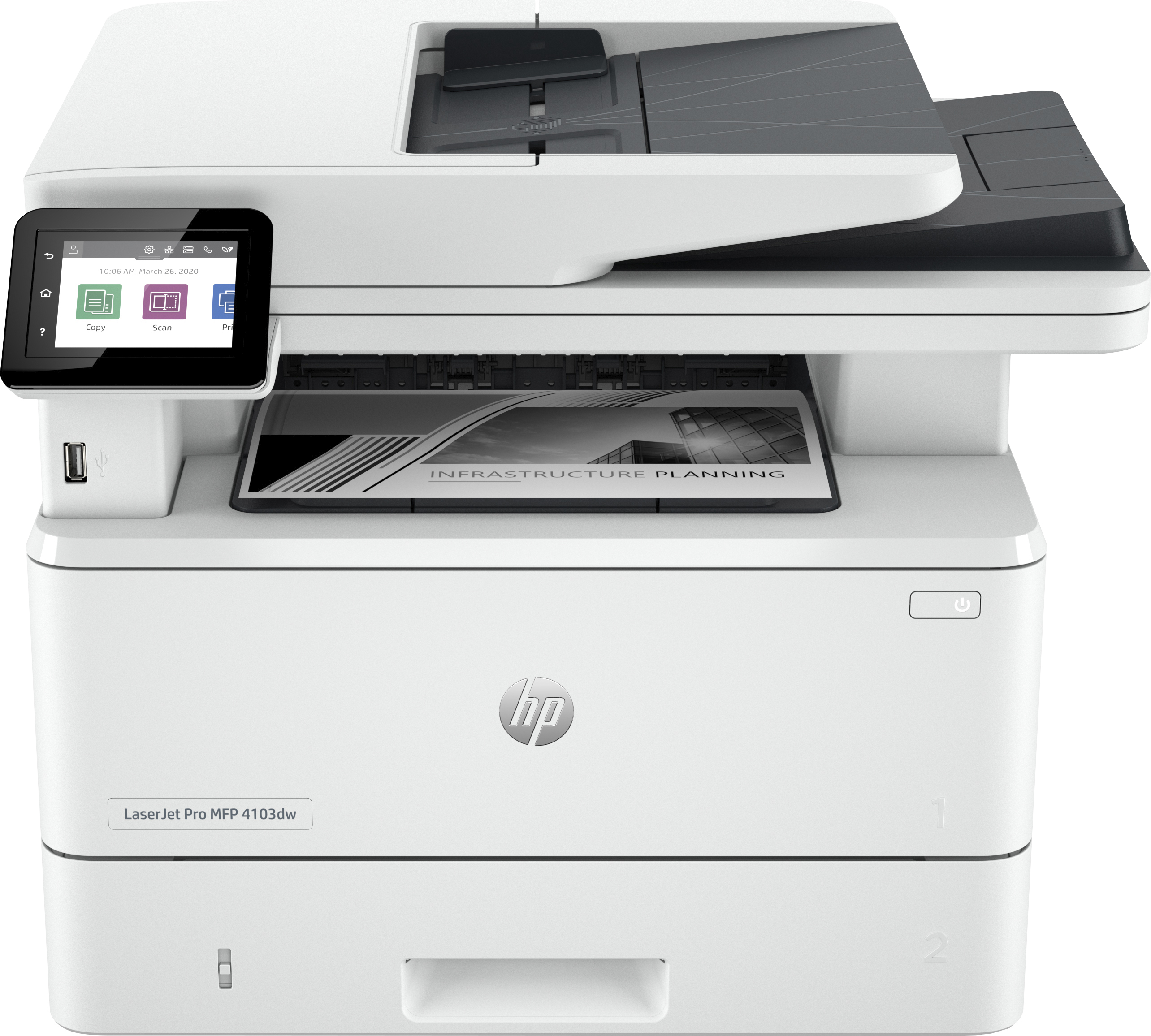 hp-laserjet-pro-4103dw-2z627a Imprimante Multifonction Laser Monochrome HP LaserJet Pro 4103dw (2Z627A) – Image 1